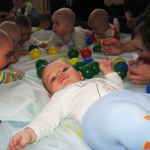 Cvičení s miminky (březen 2009)