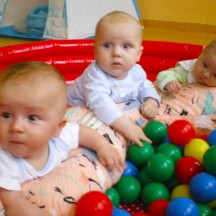 Cvičení s miminky (únor 2009)