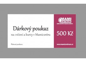 500Kč na cvičení a kurzy