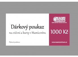 1000Kč na cvičení a kurzy
