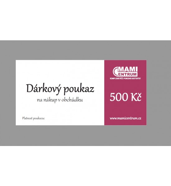 500Kč na nákup v obchůdku #1