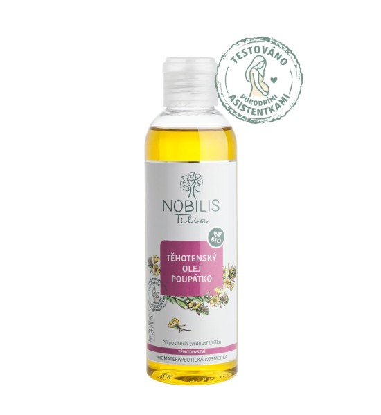 POUPÁTKO Těhotenský masážní olej 200ml #1