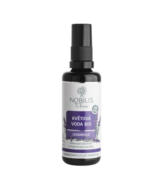 Květová voda BIO Levandule 50 ml (fialové sklo) #1